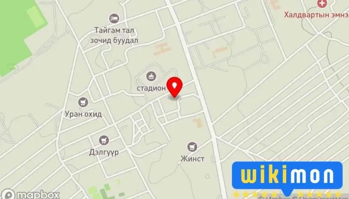 гэсэн газрын зураг Ахуйн үйлчилгээний ордон Ашгийн бус байгууллага дээр Алтай