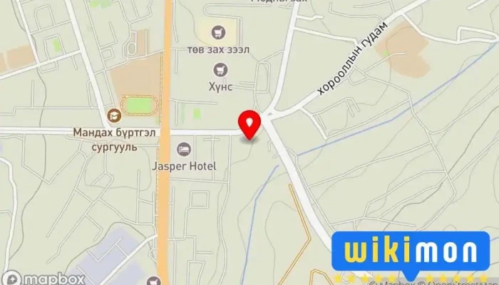 гэсэн газрын зураг Акума Автомашины сэлбэгийн дэлгүүр дээр Дархан