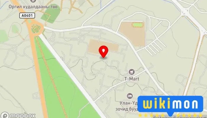 гэсэн газрын зураг АЛСЫН ХАРАА сургалтын төв Боловсролын төв дээр Дархан
