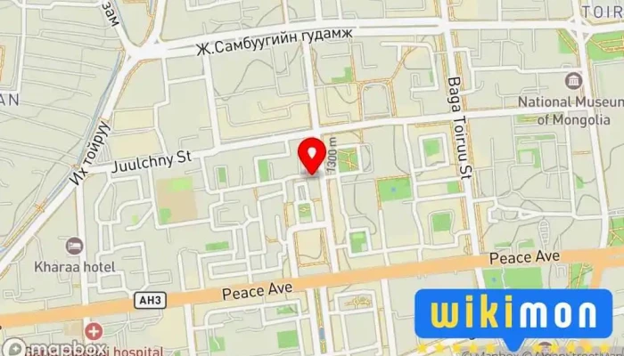 гэсэн газрын зураг Altan Biyr Уран сайхны дэлгүүр дээр Улаанбаатар