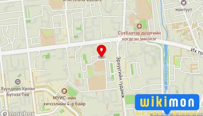 гэсэн газрын зураг Алтан Боломж Сургалтын Төв Дунд Сургууль дээр Улаанбаатар