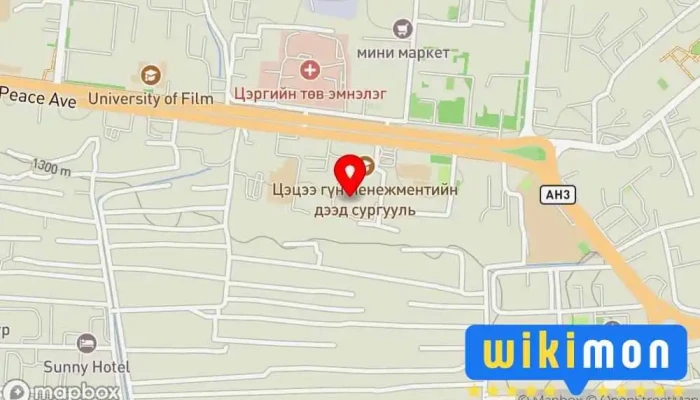 гэсэн газрын зураг Амаржих Газар Эмнэлэг дээр Өнөр Хороолол