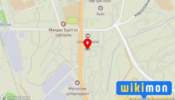 гэсэн газрын зураг Amyy cafe Ресторан дээр Дархан