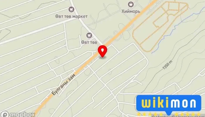 гэсэн газрын зураг АНД авто засвар, авто сэлбэг Машин Түрээслэх Үйлчилгээ дээр Эрдэнэт