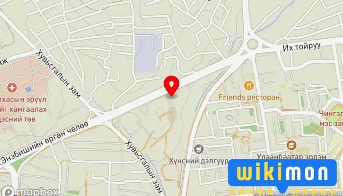 гэсэн газрын зураг Arildal Компаний Оффис дээр Улаанбаатар