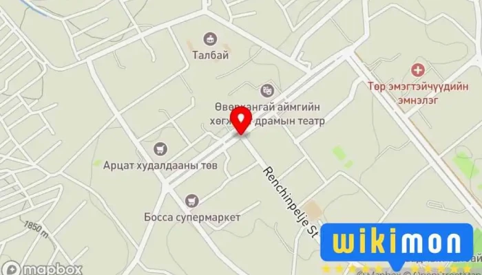 гэсэн газрын зураг Arvai Restaurant and Lounge Ресторан дээр Арвайхээр