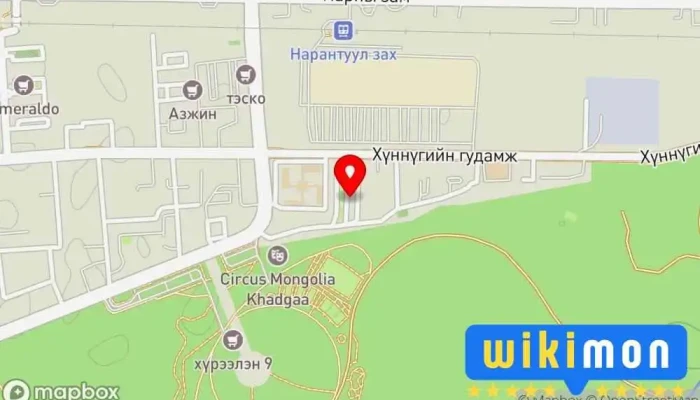гэсэн газрын зураг Асма Компаний Оффис дээр Улаанбаатар