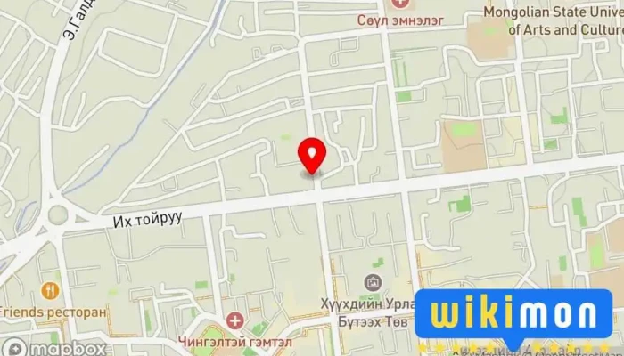 гэсэн газрын зураг Autocare сүлжээ сервис Automall салбар Автомашин засварын газар дээр Улаанбаатар