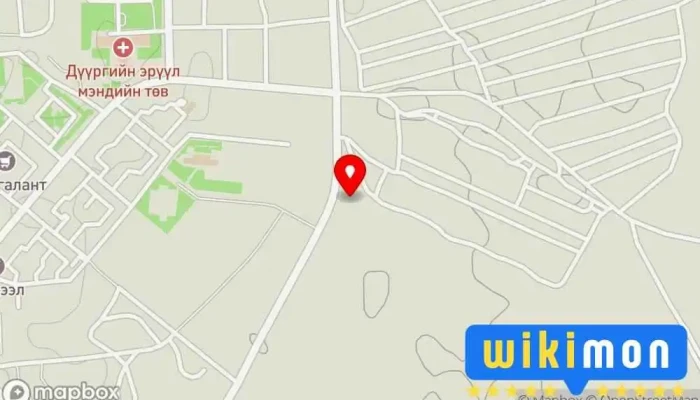 гэсэн газрын зураг Автозасварын газар Авто Засварын Үйлчилгээ дээр Багануур