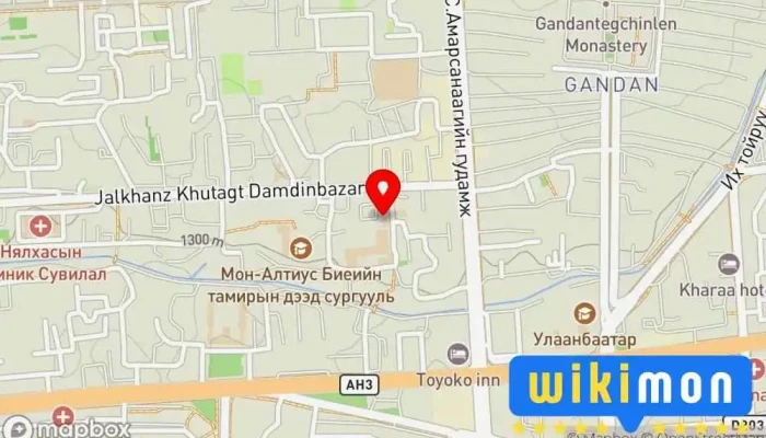 гэсэн газрын зураг Баянгол дүүргийн хүүхдийн эмнэлэг Эмнэлэг дээр Улаанбаатар