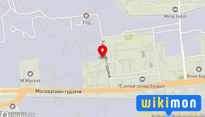 гэсэн газрын зураг Baigali Hotel Зочид буудал дээр Улаанбаатар