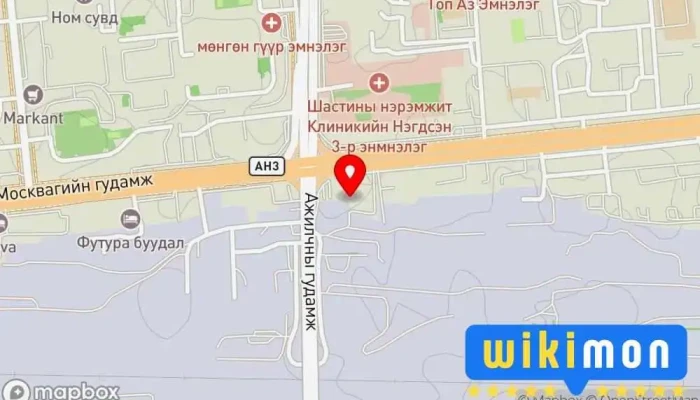 гэсэн газрын зураг Барилгын материал үйлдвэрлэгчдийн холбооны дэргэдэх лаборатори Барилга дээр БГД - 28 хороо