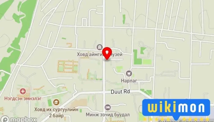 гэсэн газрын зураг Baruund restaurant & lounge Гэр Бүлийн Ресторан дээр давхарт