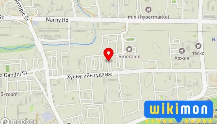 гэсэн газрын зураг Bayanmongol Residence Орон сууцны цогцолбор дээр Улаанбаатар