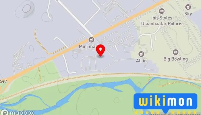 гэсэн газрын зураг Бетон эдлэлийн үйлдвэр Засварын газар дээр Улаанбаатар