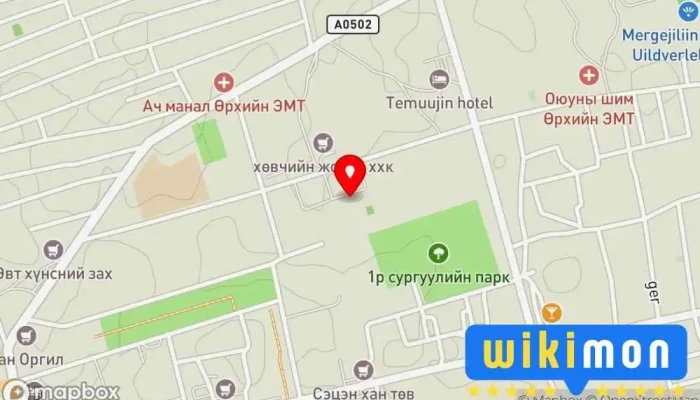 гэсэн газрын зураг Би Хандмаад Хайртай Сүм хийд дээр Чингис