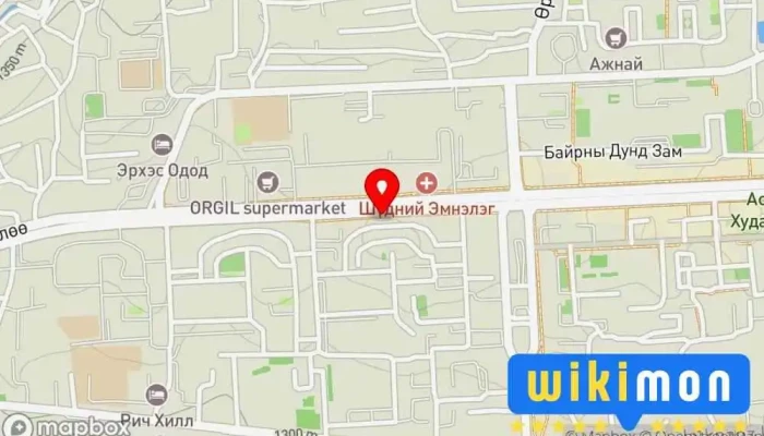гэсэн газрын зураг Билгүүн Тулга Авто Сургууль - 3 Хороолол Салбар Сургууль, Жолооны Үнэмлэх Олгох Газар, Жолооны дамжаа, Онцгой байдлын сургалт, Онцгой байдлын сургалтын сургууль дээр Улаанбаатар