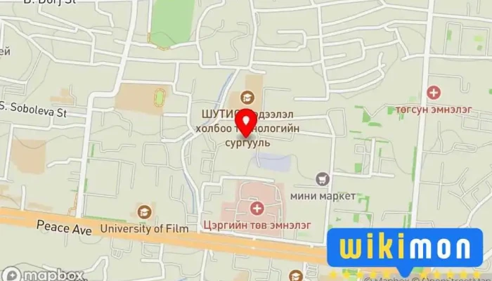 гэсэн газрын зураг Билгүүн Тулга Авто Сургууль - Авто Дром Жолооны дамжаа, Жолооны Үнэмлэх Олгох Газар, Онцгой байдлын сургалтын сургууль дээр Улаанбаатар