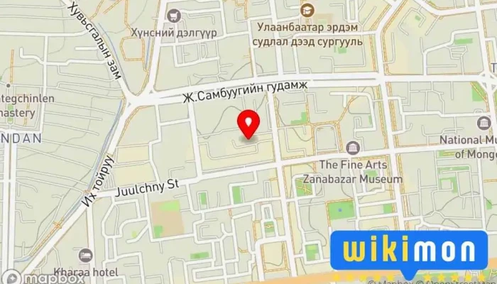 гэсэн газрын зураг Bolg Tumur Eruu Gol LLC Уул уурхайн компани дээр Улаанбаатар