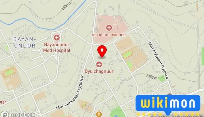 гэсэн газрын зураг Buidkhan Hotel Зочид буудал дээр Эрдэнэт