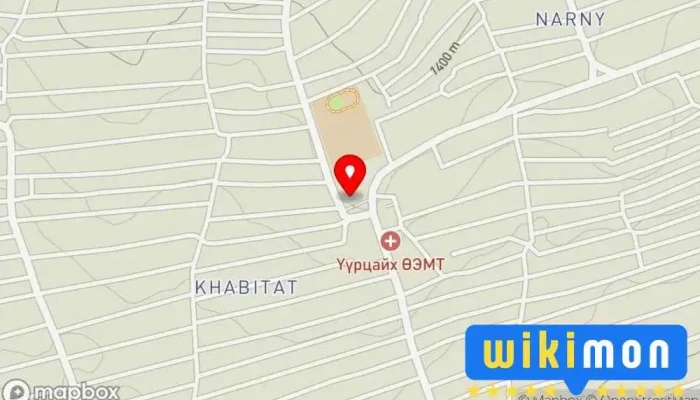 гэсэн газрын зураг Буйдхан Зочид буудал дээр Эрдэнэт