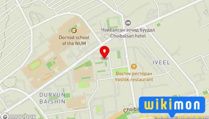 гэсэн газрын зураг Буйр карго Тээврийн үйлчилгээ дээр Чойбалсан