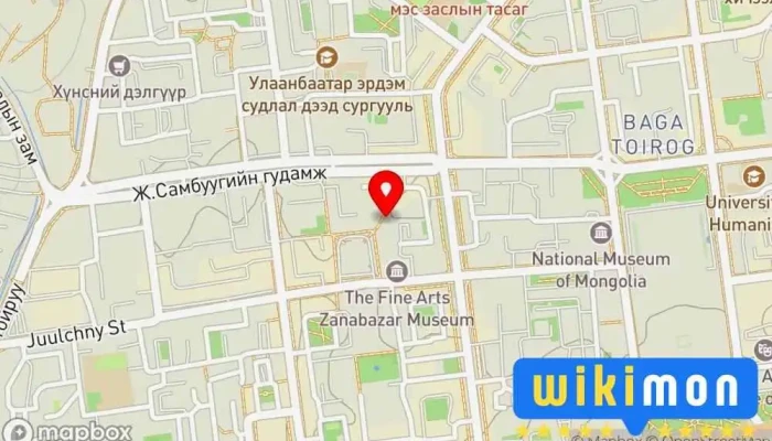 гэсэн газрын зураг Bulant Buuz Ресторан дээр Улаанбаатар