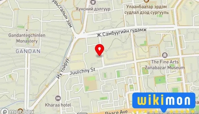 гэсэн газрын зураг Бумбат гадаад хэл сургалтын төв Сургууль дээр Улаанбаатар