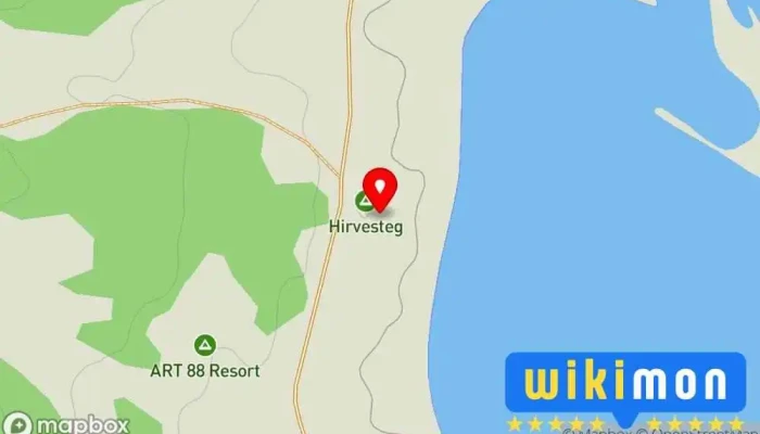 гэсэн газрын зураг Camp Hirvesteg (Хирвэстэг Жуулчны Бааз) Амралтын газар дээр Хатгал