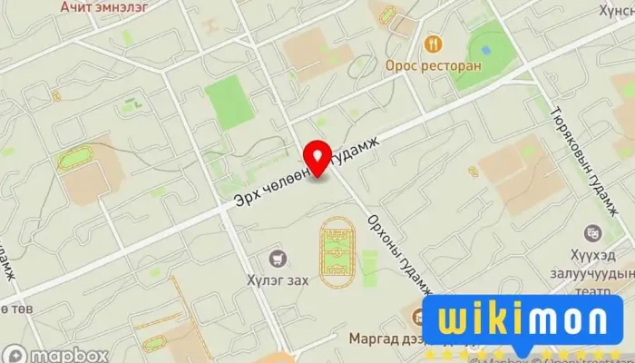 гэсэн газрын зураг Чандмань төв Оффис үйлчилгээ дээр Эрдэнэт