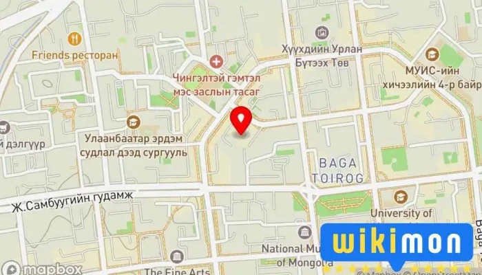 гэсэн газрын зураг Che Graphics Зар сурталчилгааны агентлаг дээр Улаанбаатар