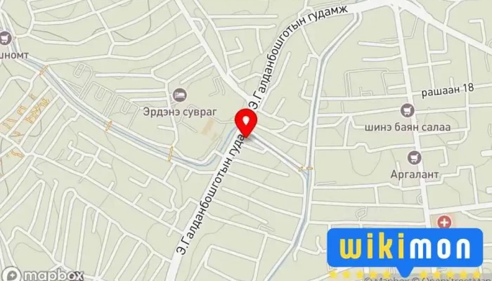 гэсэн газрын зураг Чин-Овоо ХХК Сантехникийн Дэлгүүр дээр Улаанбаатар