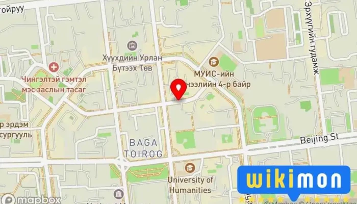 гэсэн газрын зураг Чингэлтэй 4р Хогоо Нэгдсэн Үндэсний Гудамж Төрийн Алба дээр Улаанбаатар
