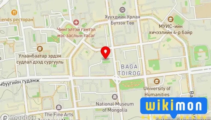 гэсэн газрын зураг Чингэлтэй дүүргийн эрүүл мэндийн нэгдэл Эмнэлэг дээр Улаанбаатар