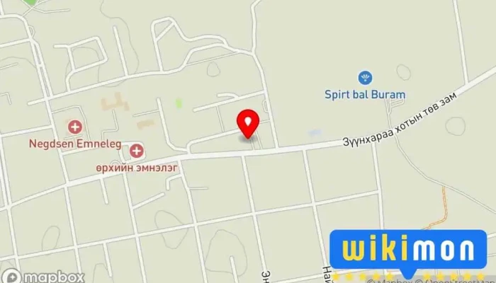 гэсэн газрын зураг City Hotel Zuunharaa Зочид буудал дээр Зүүнхараа