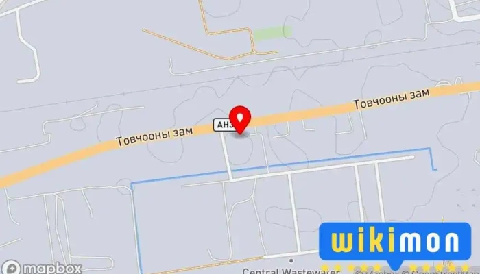 гэсэн газрын зураг CTCE-шинэ төв цэвэрлэгээний байгууламж Компаний Оффис дээр Улаанбаатар