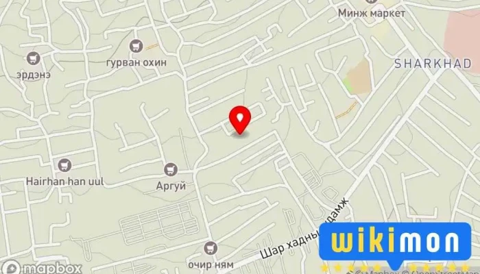 гэсэн газрын зураг Da khuree auto onoshilgoo Автомашин засварын газар дээр Улаанбаатар