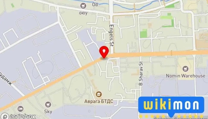 гэсэн газрын зураг Dae Jo Young 2 Korean Restaurant Ресторан дээр Улаанбаатар