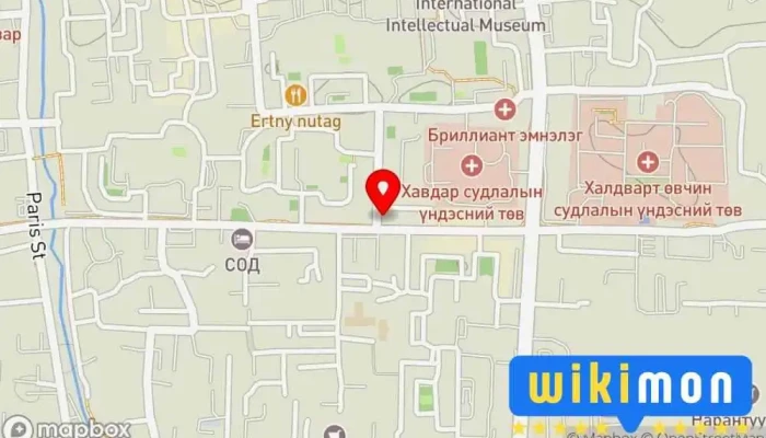 гэсэн газрын зураг Daily Art urlan Компаний Оффис дээр Хавдар судлалын баруун талын дунд зам дагуу