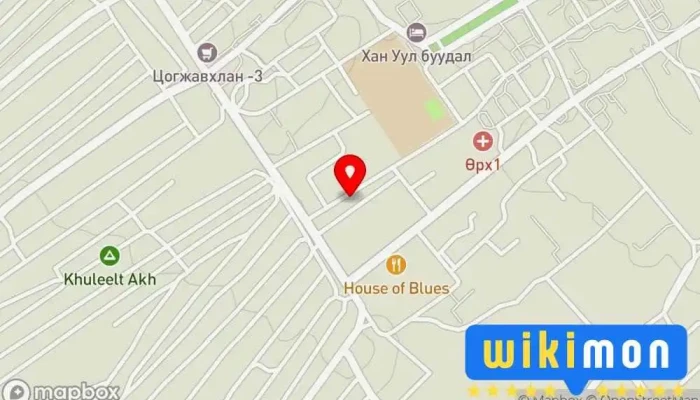 гэсэн газрын зураг Дакар Авто Сервис Автомашины сэлбэгийн дэлгүүр дээр Даланзадгад