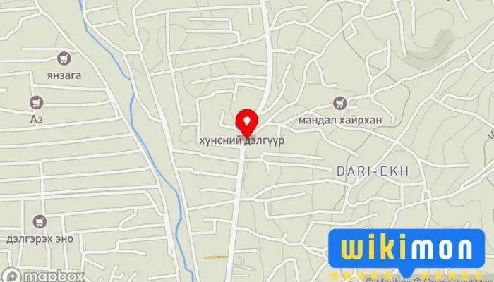 гэсэн газрын зураг Дарь эх хуучин эцэс Bus stop дээр Улаанбаатар