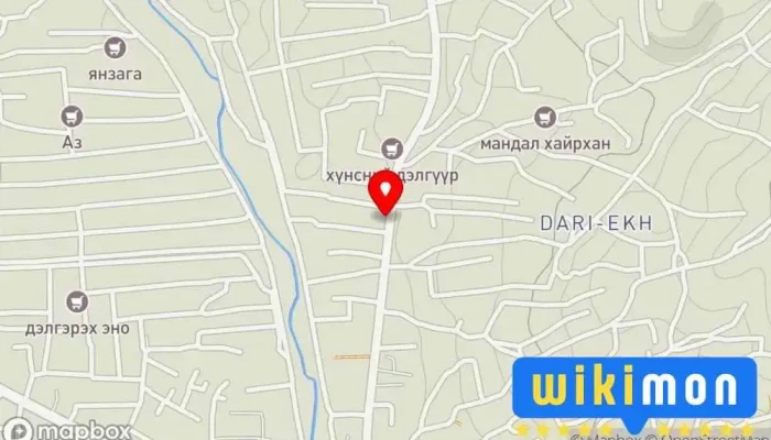гэсэн газрын зураг Дарь эх хуучин эцэс Bus stop дээр Улаанбаатар