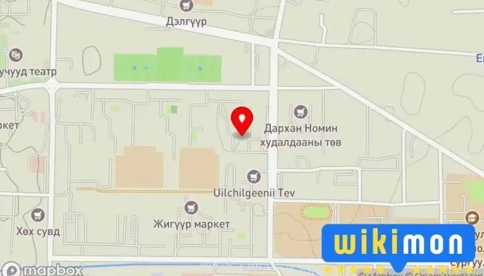 гэсэн газрын зураг Darkhan Busiin Cargo Тээвэр Зуучийн Үйлчилгээ дээр Дархан