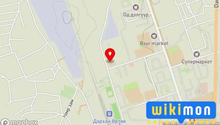 гэсэн газрын зураг Дархан дээд сургууль Боловсрол дээр Дархан