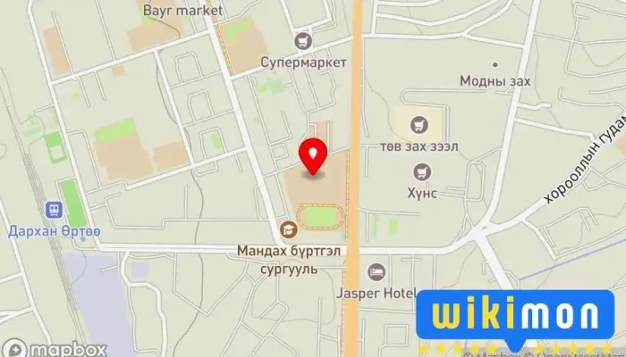 гэсэн газрын зураг darkhan deed Дээд сургууль дээр Дархан
