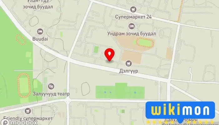 гэсэн газрын зураг Дархан карго Логистикийн үйлчилгээ дээр Дархан