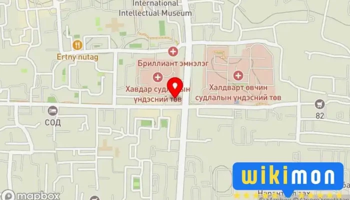 гэсэн газрын зураг ДАРХАН МИНЖ ХХК Хувцасны дэлгүүр дээр Улаанбаатар