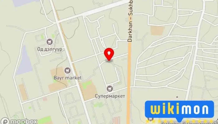 гэсэн газрын зураг Дархан Самъяа хийд Буддагийн сүм дээр Дархан