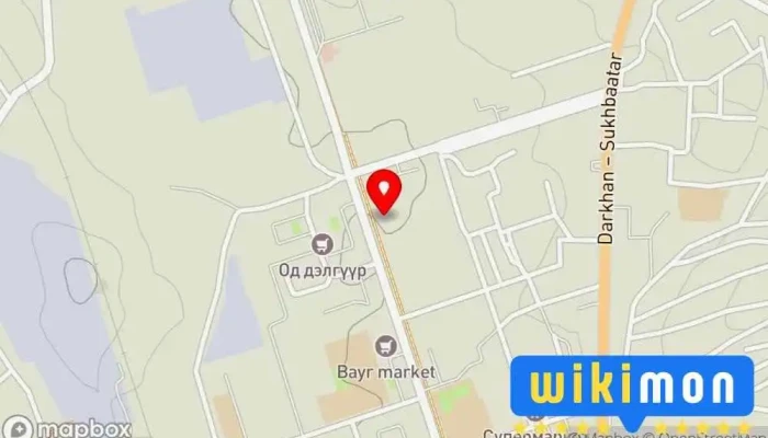 гэсэн газрын зураг Дархан-Уул аймгийн Ахмадын хөгжлийн төв Ахмадын Төв дээр Дархан