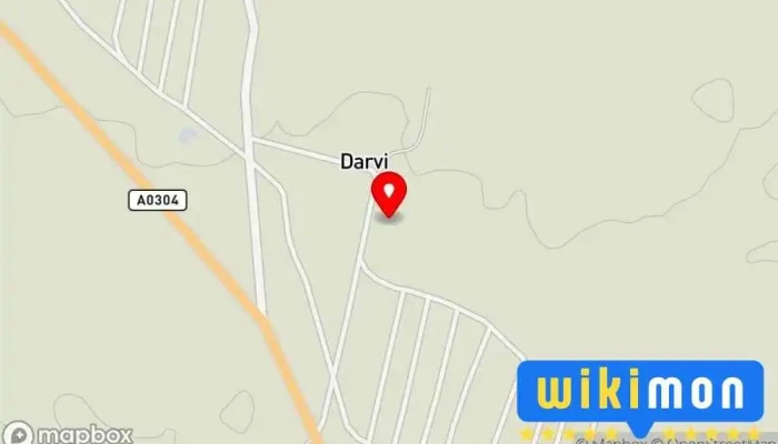 гэсэн газрын зураг Дарви  дээр Дарви
